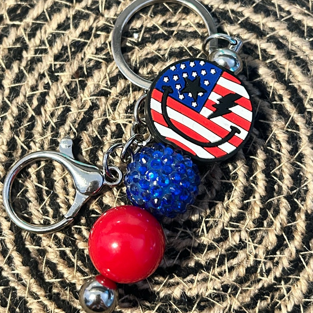 Patriotic Keychain